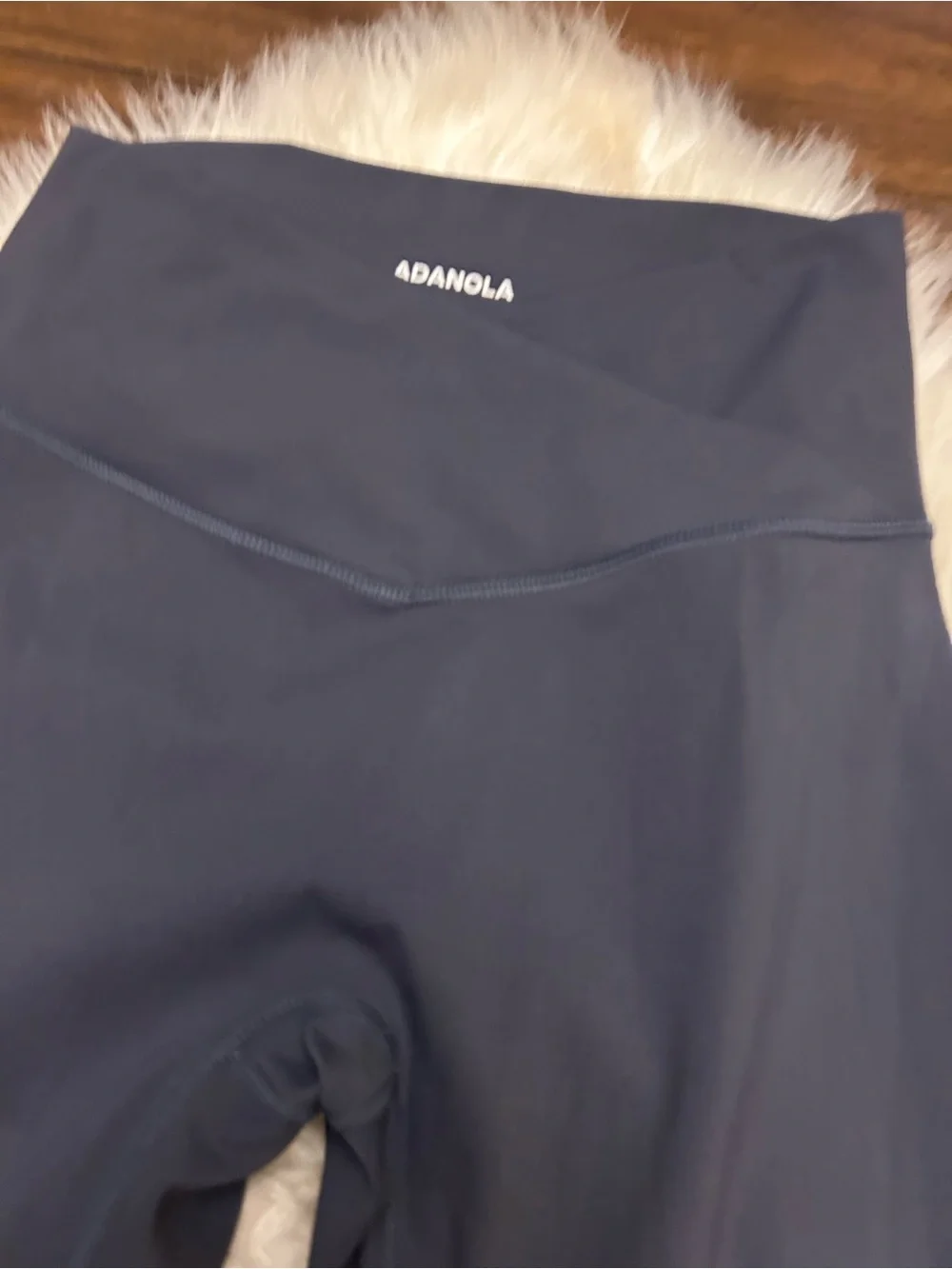 ADANOLA Ultimate Wrap Leggings In Midnight Blue - Picture 7 of 15